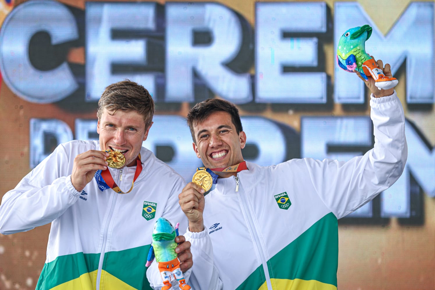 André Baran e Allan de Oliveira foram campeões nas duplas no masculino. 