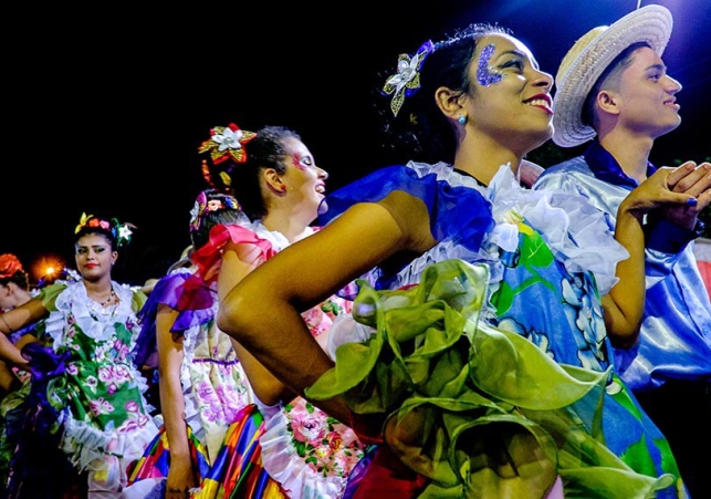 Apresentação de quadrilhas juninas em festa de São João em Mato Grosso Mayke Toscano/Gcom-MT