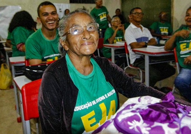 Turma de Educação de Jovens e Adultos em Palmeira dos Índios Alagoas